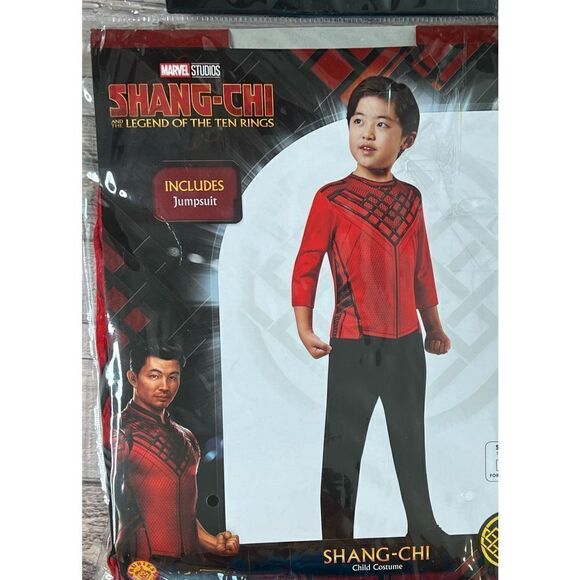 Marvel Legend of the Ten Rings Shang-Chi Halloween Costume Boys Small 4-6 NWT - Picture 2 of 11
